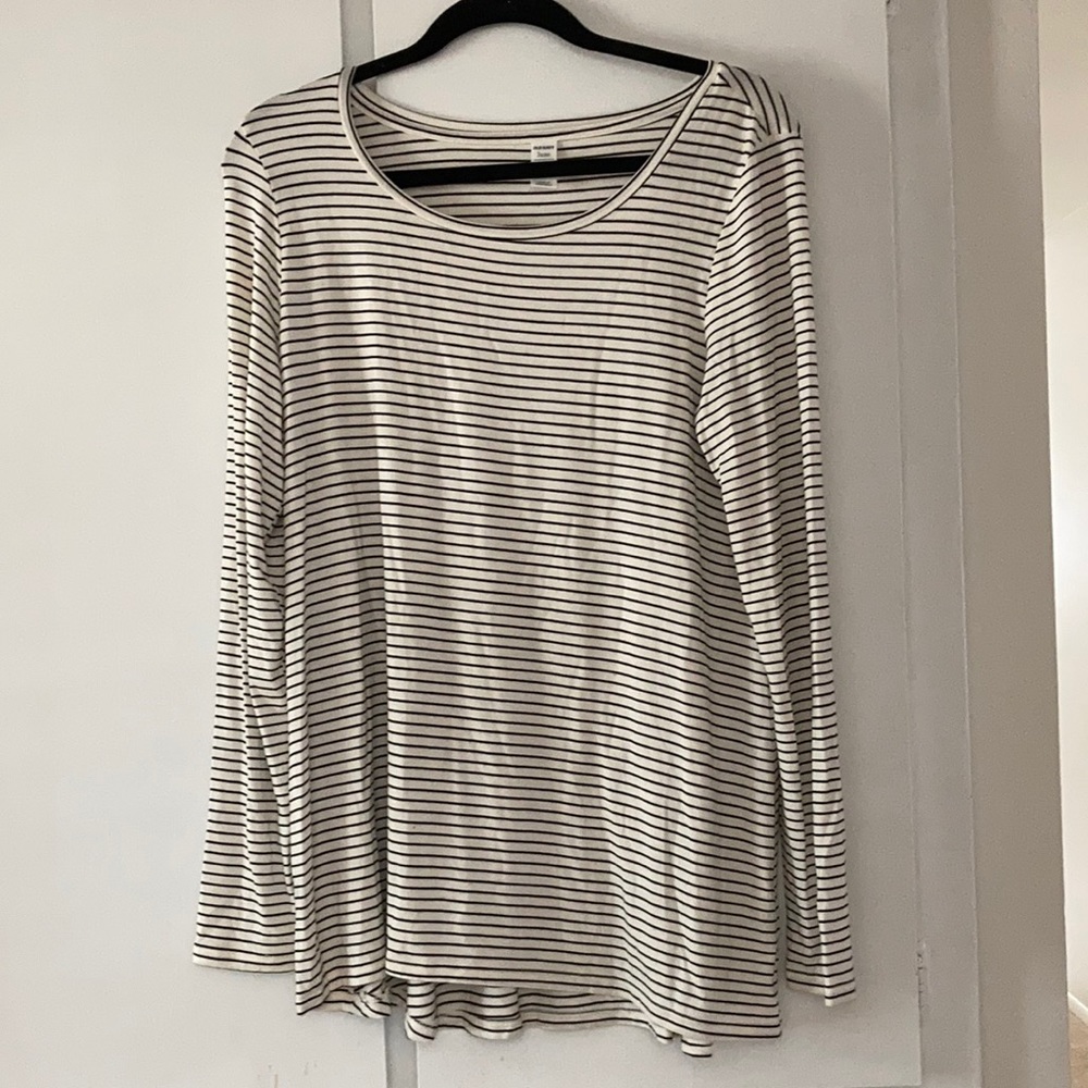 Old Navy striped long sleeve top